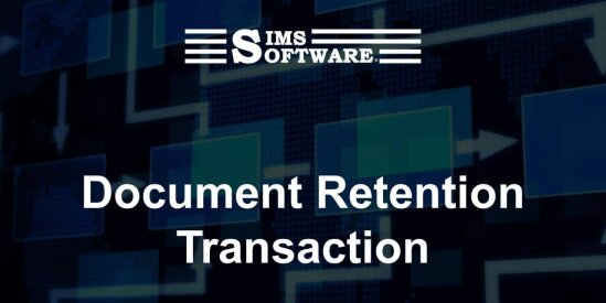 Document Retention Transaction