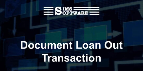 Document Loan Out Transaction