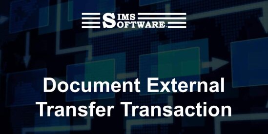 Document External Transfer Transaction