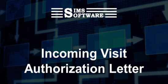 Incoming Visit Authorization Letter