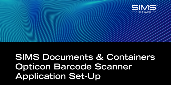 Opticon Barcode Scanner: Initial Set-Up